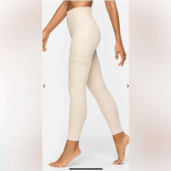 Rib Seamless Leggings | Rainy Day - Picture 2 of 9